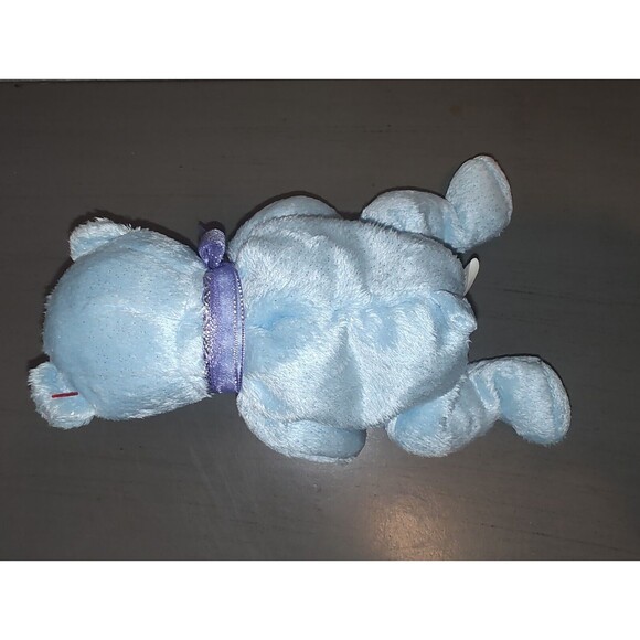 TY Lani Beanie Baby Plush Toy Light Blue Bear w/ Silver Flecks Vintage 2004 - Picture 7 of 13